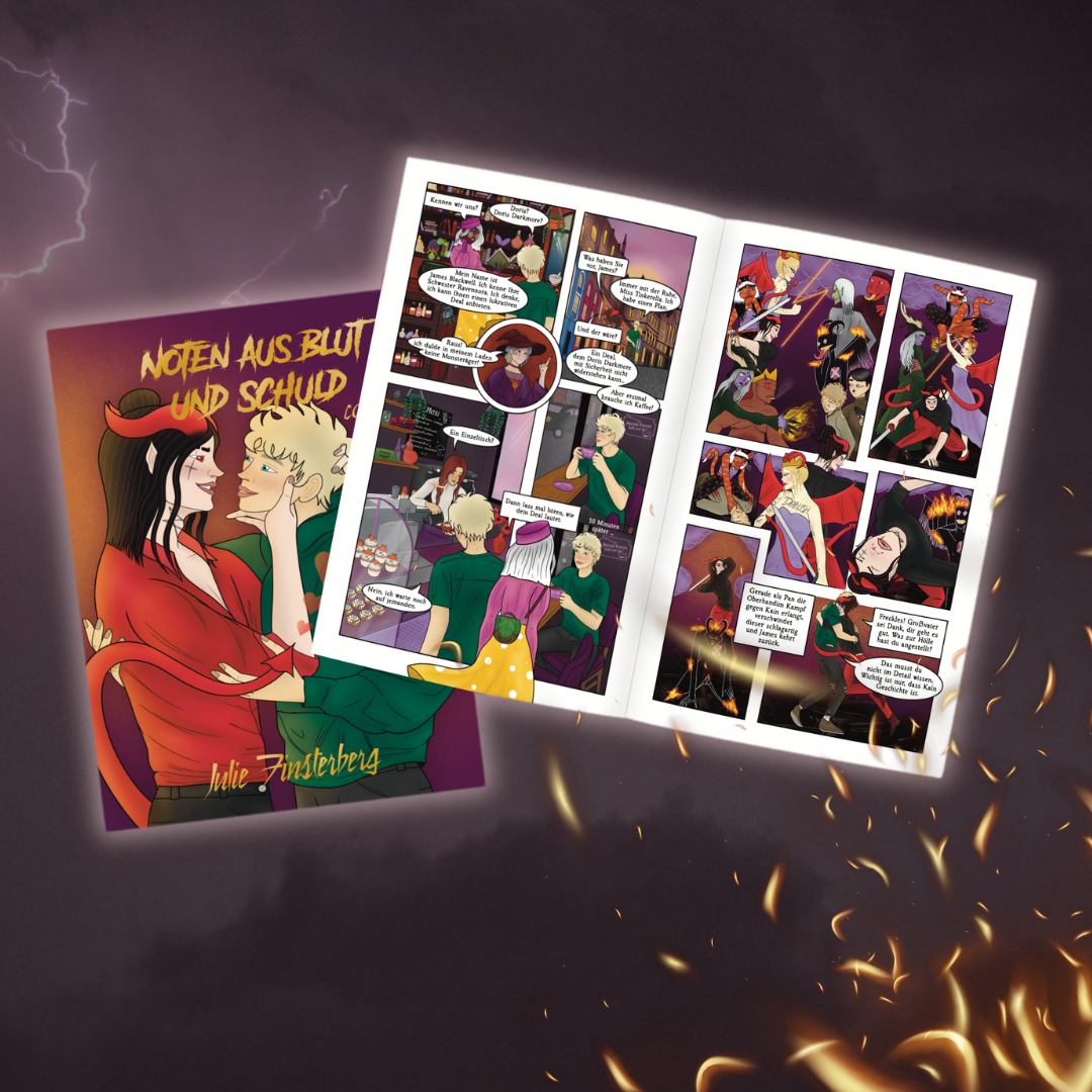 Vorbestellung: Comic - Noten aus Blut und Schuld
